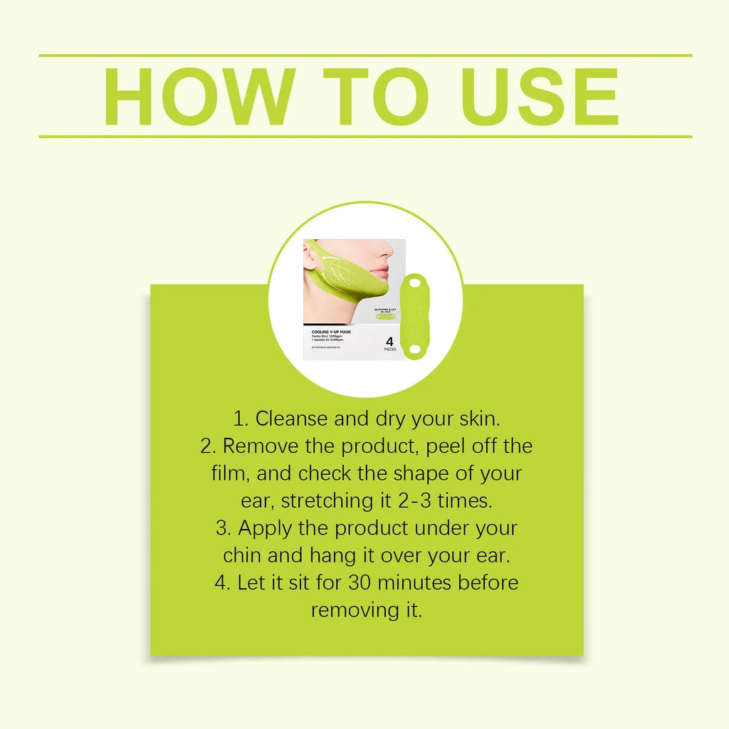 Centella Asiatica Face Lifting Firming Mask – 4pcs