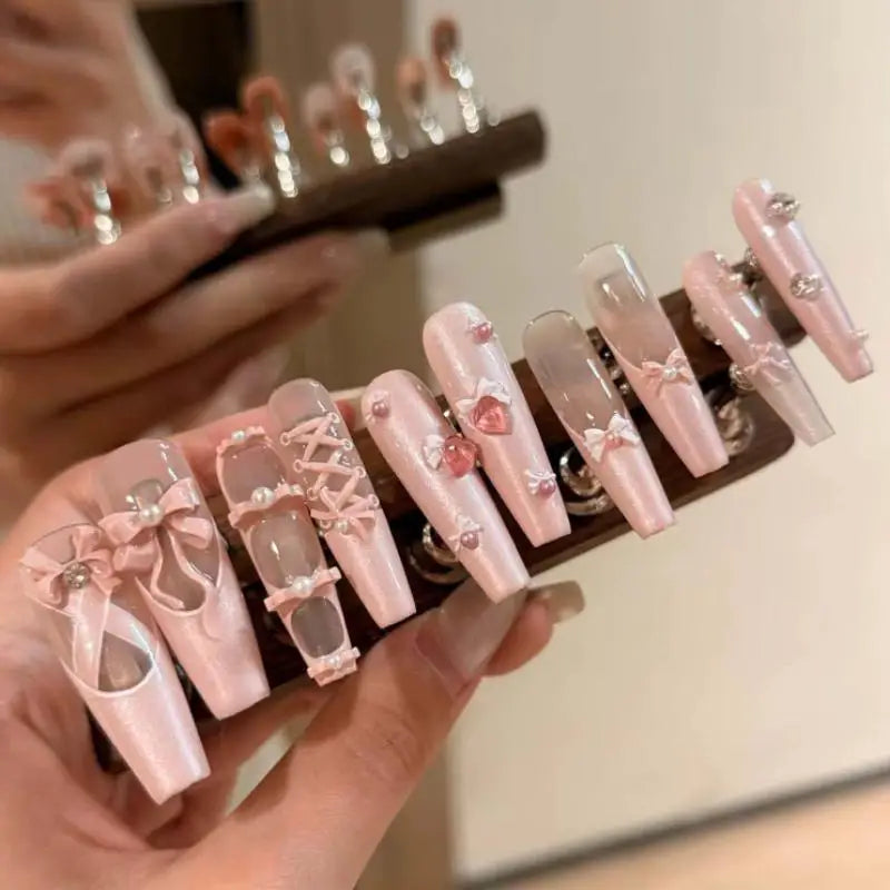 3D Cartoon Rabbit Bow Nail Art Silicone Mold | DIY Manicure