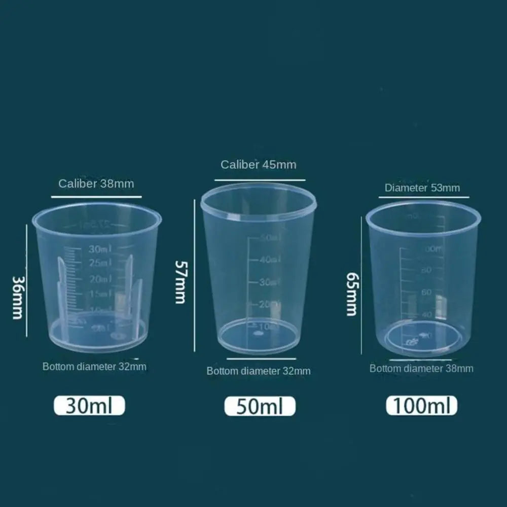 Clear Graduated Measuring Cup Mini Scale Laboratory Beaker Tools