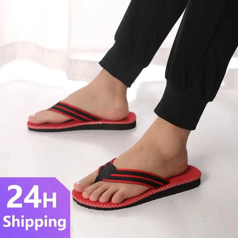 Men's EVA Flip Flops – Anti-Slip Beach & Indoor Slippers