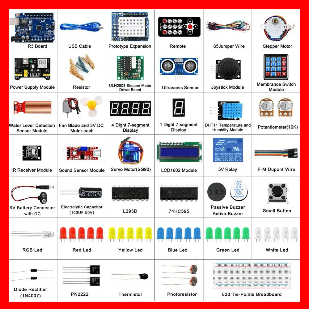 RFID Arduino R3 Starter Kit – ATmega328P 830-Hole Breadboard