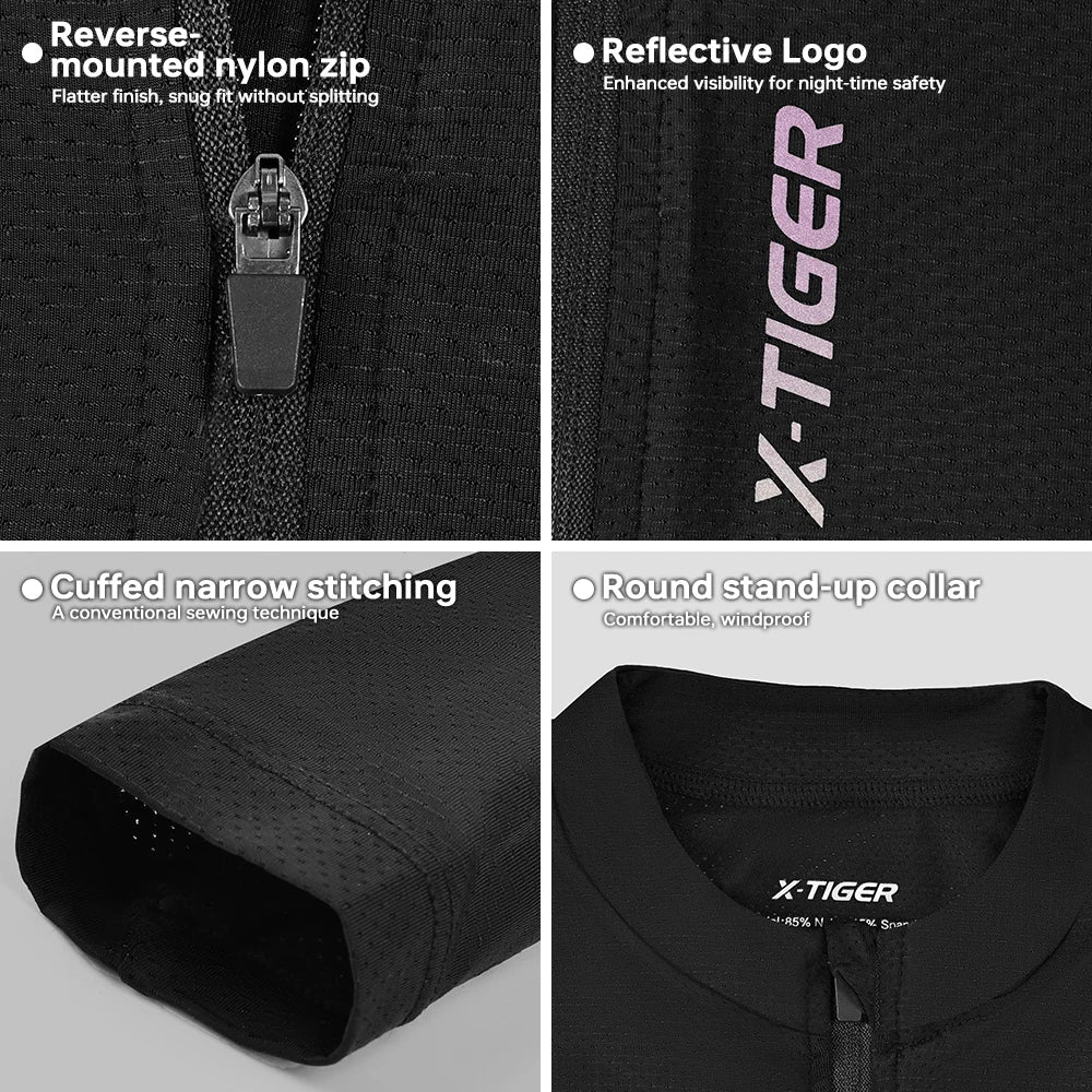 X-TIGER Women's Long Sleeve Cycling Jersey – UV & MTB