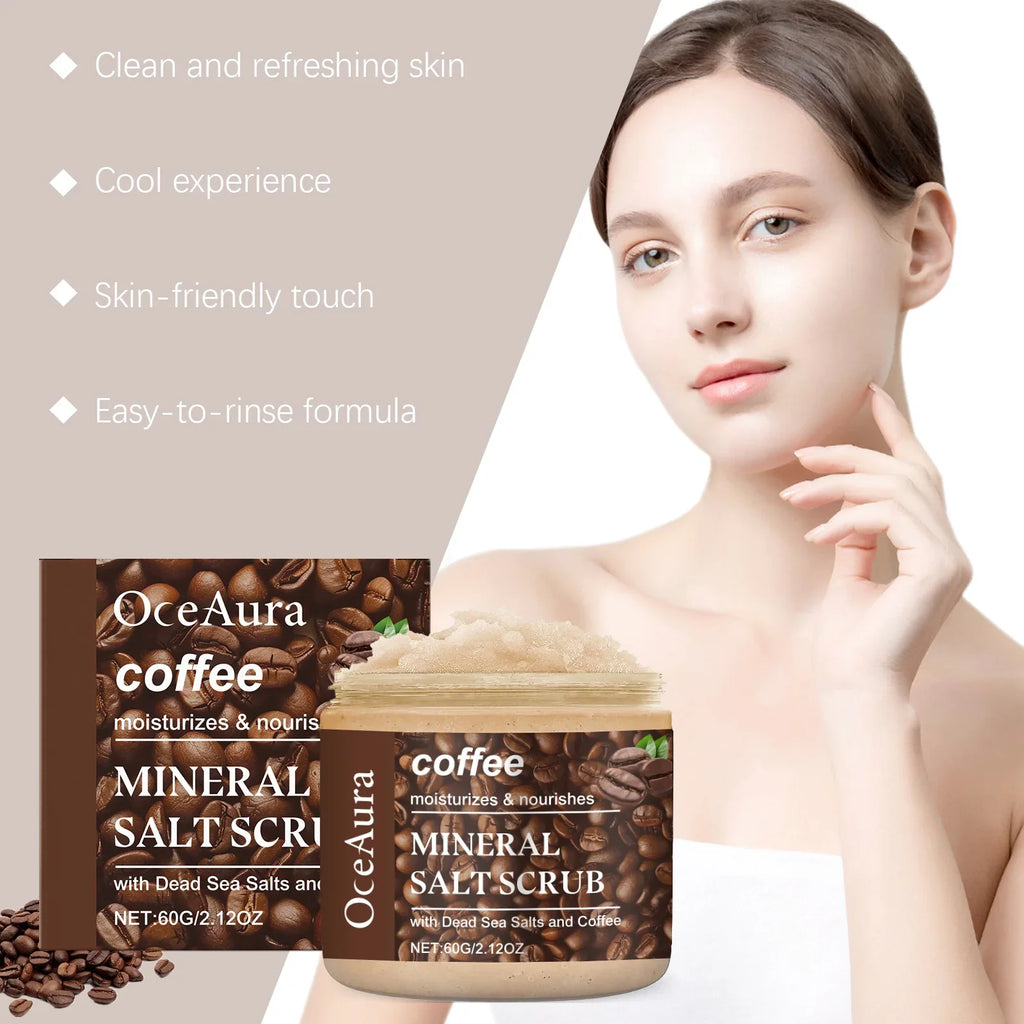 OceAura Coffee Exfoliating Body Scrub | Smooth Skin 60g