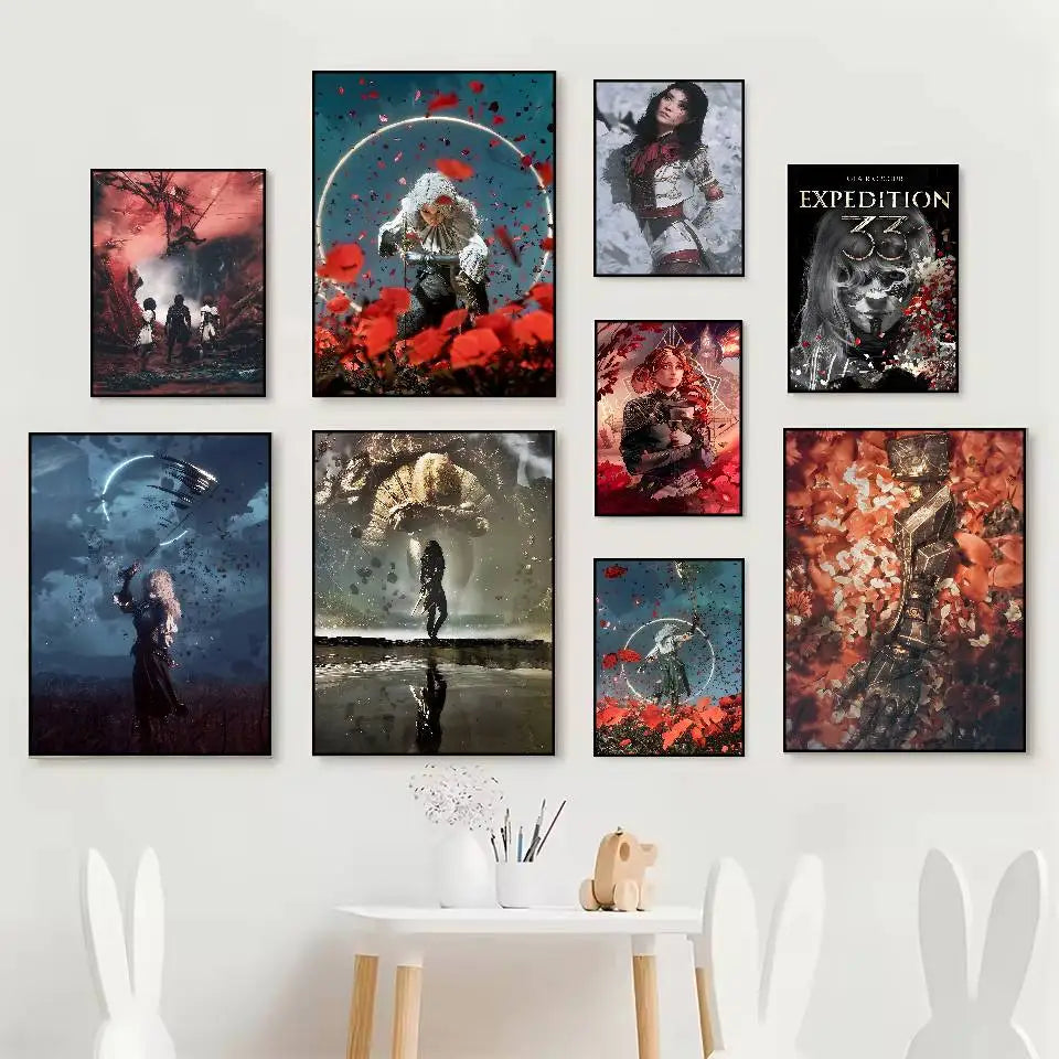Clair Obscur Expedition 33 HD Self-Adhesive Waterproof Poster