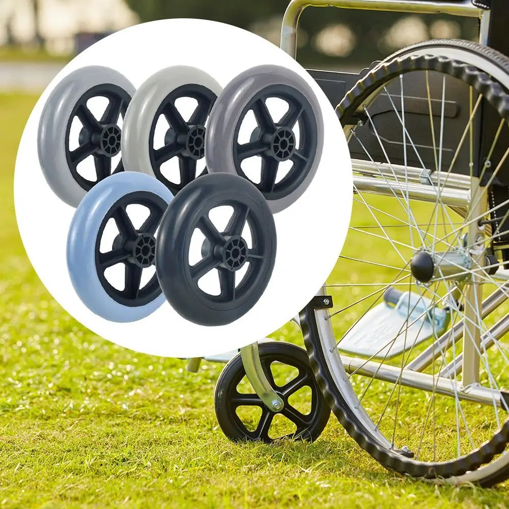 Wheelchair Front Castor Durable Anti Slip Shopping Cart Wheels