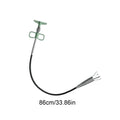 4-Claw Drain Snake Auger – Rustproof, Non-Slip Handle