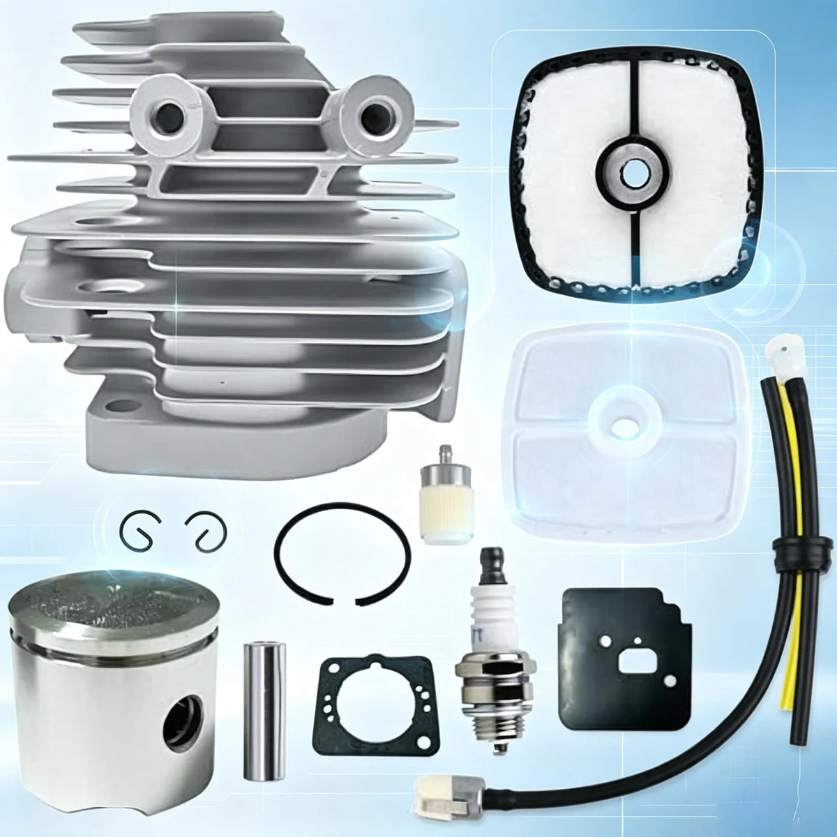 Cylinder Piston Kit for Echo PAS-225 GT-225 SRM-225 | A130002100