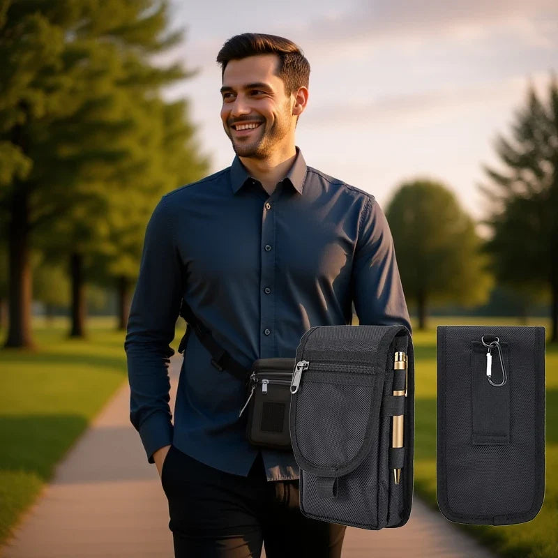 Multi-purpose Large Screen Mobile Phone Bag Casual Waist Daily Coin