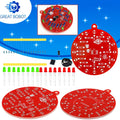 NE555 Timer Module Dual-Color Flashing LED DIY Soldering Kit