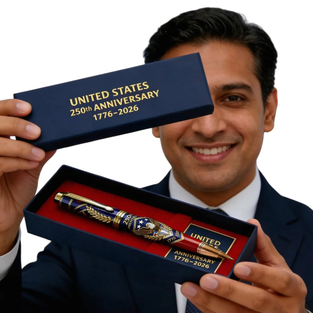 1- USA 250th Anniversary Souvenir Ballpoint Pen Box Limited