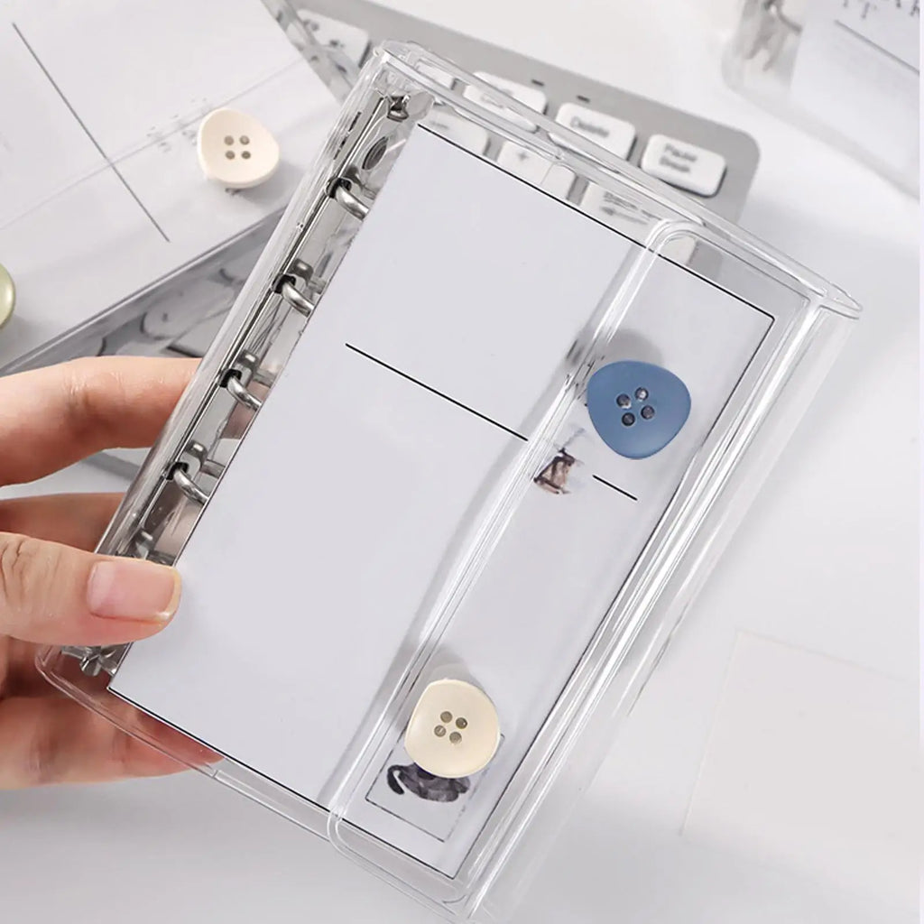 Sticker Organizer Binder Album Book Transparent Notebook Aesthetic