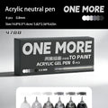 Multi Colored Acrylic Pen 0 8 Neutral Used Painting Nail Art Student