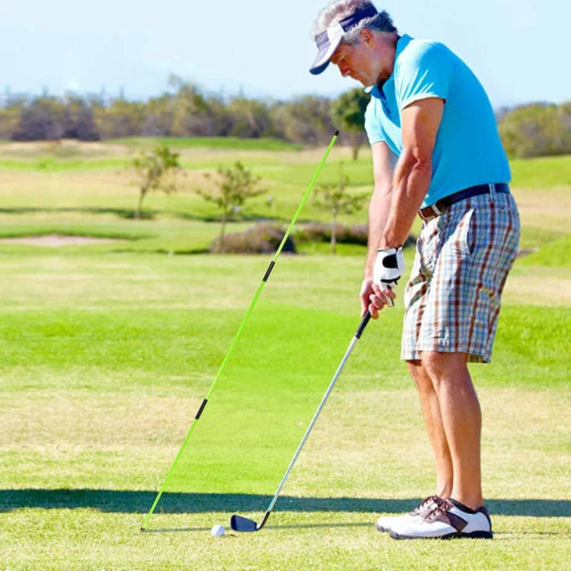 Golf Alignment Sticks – Folding Swing Trainer & Positioning Rod