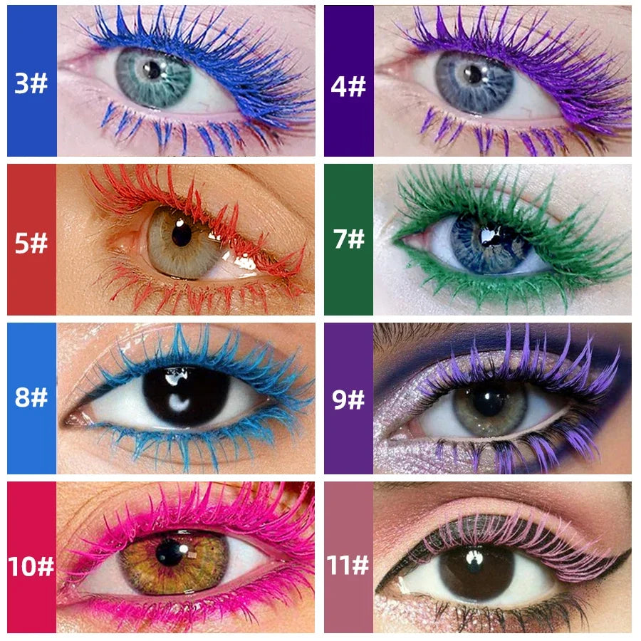 MCD Colorful Waterproof Mascara – Curling & Lengthening Lashes