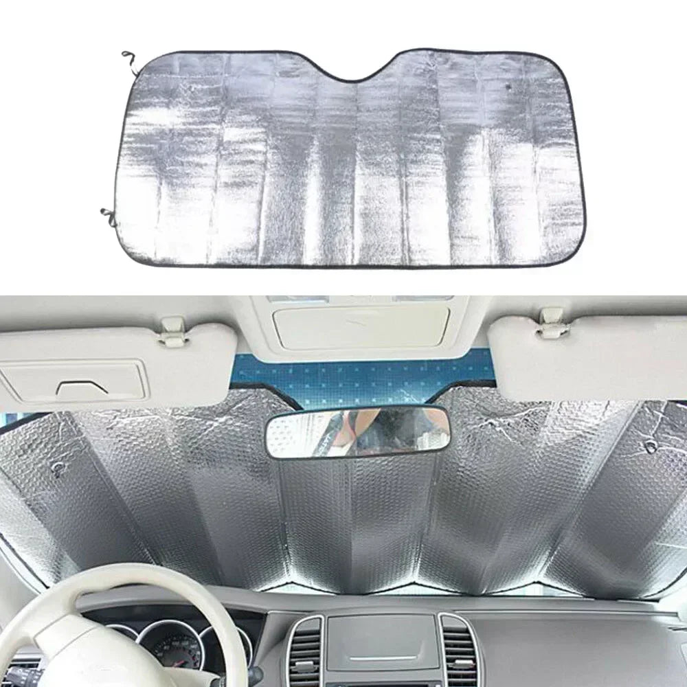 Foldable Car Windshield Sun Shade 6-Piece UV Block Set
