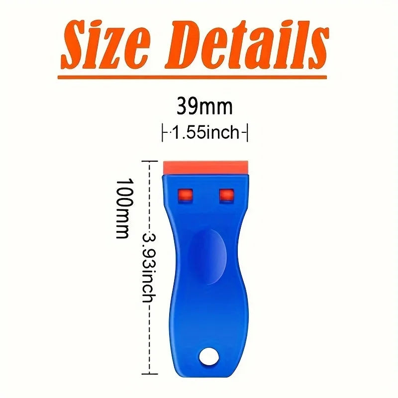 Plastic Razor Blade Scrapers Glue Remover Blades Car Glass Cleaning