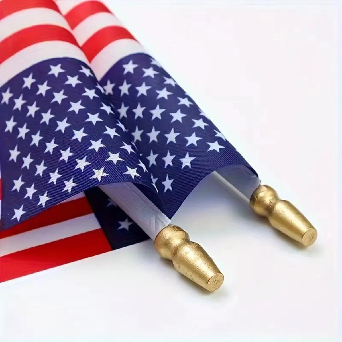 USA Hand Waving Flag 20x30cm Double-Sided Polyester – 12 Pack