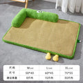 Summer Pet Cooling Mats Rattan Woven Breathable Heat Dissipating