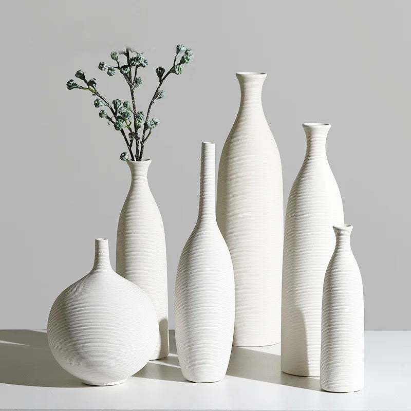 Ceramic Vase Decoration Advanced Sense Flower Arrangement Ins Wind