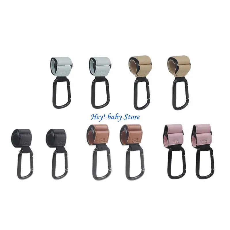 Adjustable Anti-Skid Stroller Hooks | Pram Bag Hangers