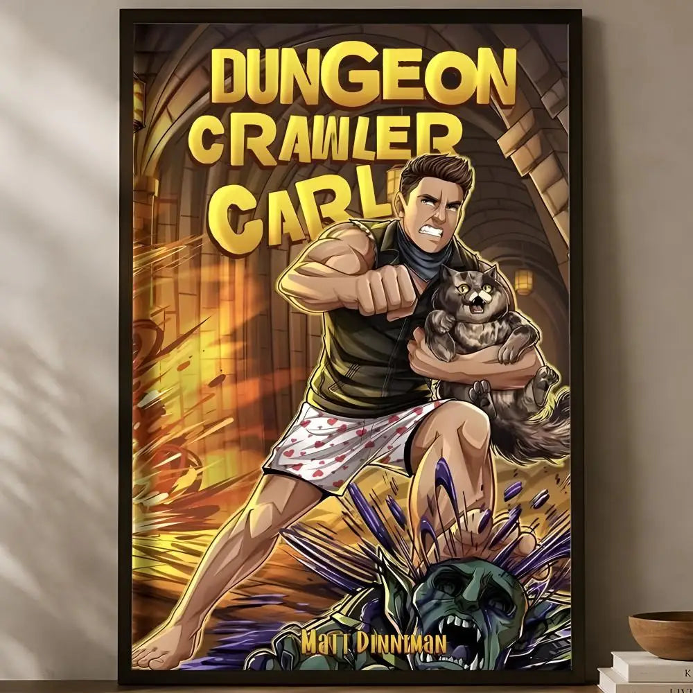 Dungeon Crawler Carl Poster – Self-Stick HD Waterproof Wall Art