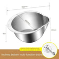 Stainless Steel 304 Rice Washer Strainer Bowl Washing Sieve Colander