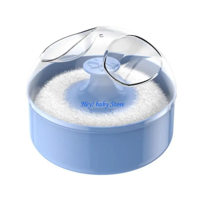 Baby Body Powder Puff with Case for Newborns & Toddlers