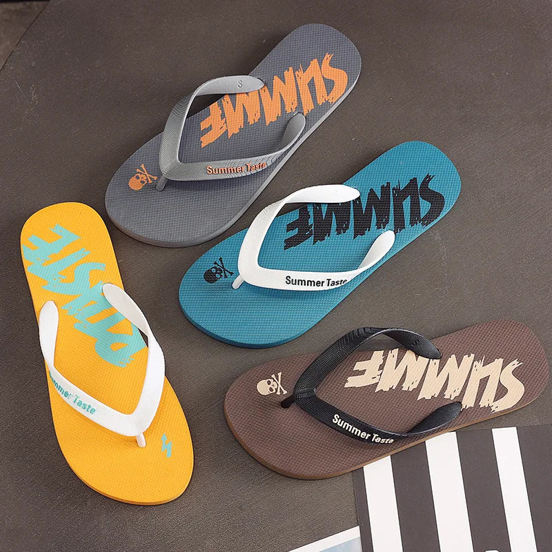 Men's Anti-Skid Flip Flops | Beach & Indoor Slide Sandals