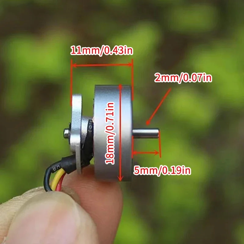 HELTC 14mm 15000KV Brushless Motor 1.5mm Shaft RC Drone