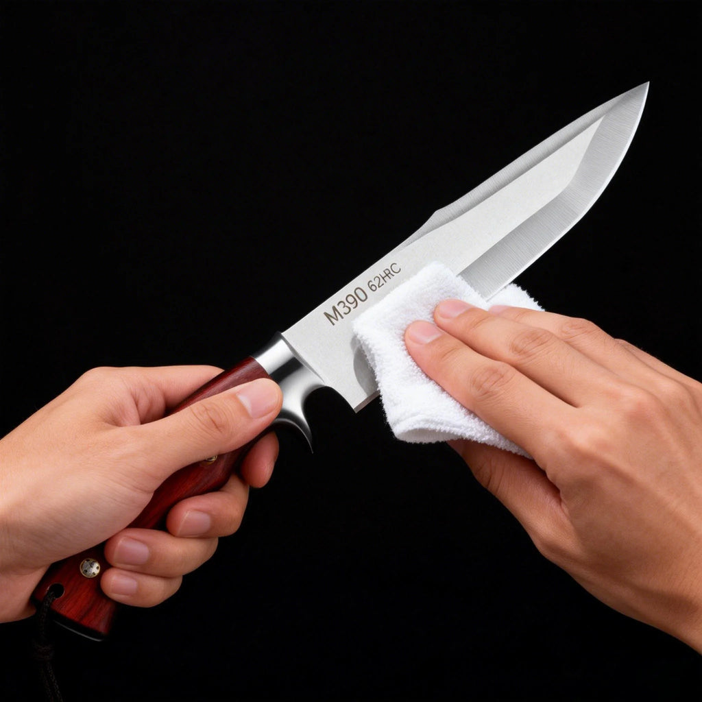 Japanese Stainless Steel Chef's Knife – Wooden Handle & Sheath