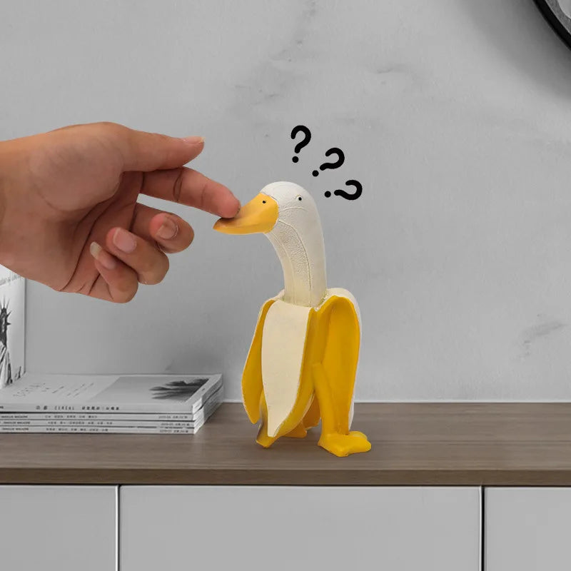 Creative Art-banana Duck Art Banana Home Decor Desk