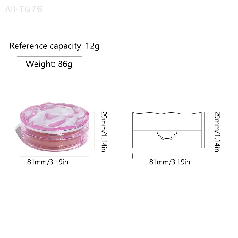 12g Empty Air Cushion Compact with Puff, Mirror & Sponge