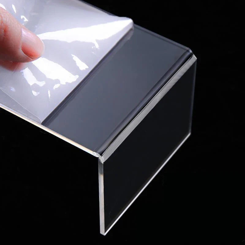 U-Shape Acrylic Display Risers – 15 Sizes for Jewelry & Figures