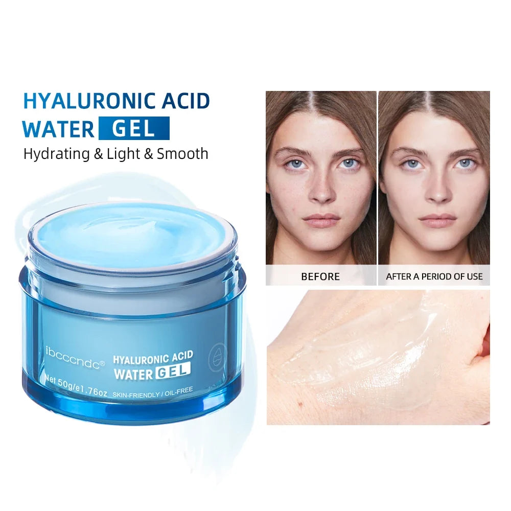 Hyaluronic Acid Face Cream & Water Gel Moisturizer 50g