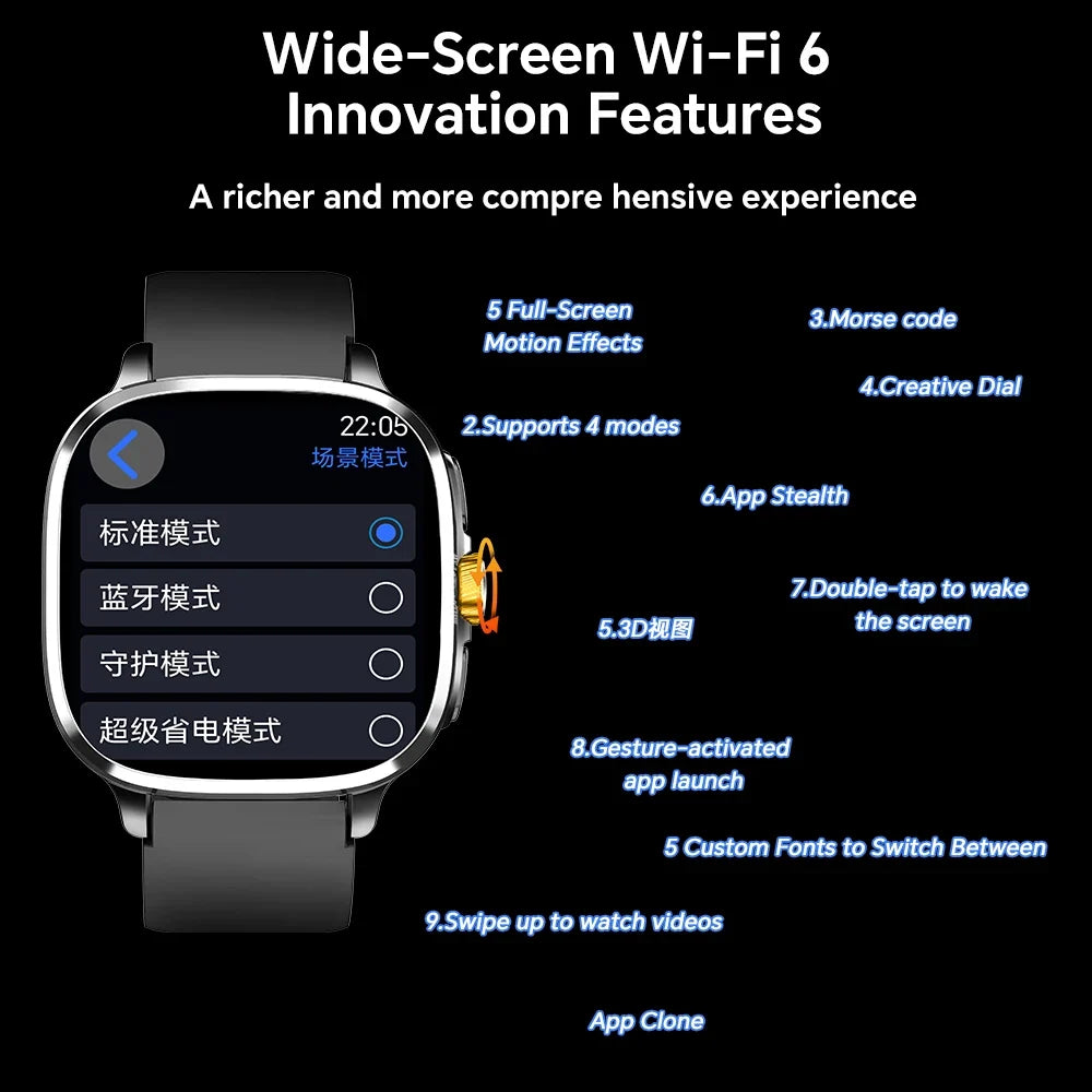 Zestbolt S99 4G Android Smartwatch – 2.4" AMOLED & 8MP Camera