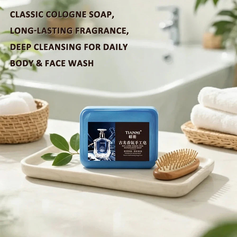 Men's 3-in-1 Handmade Soap Bar Set of 5 – Face, Hair & Body