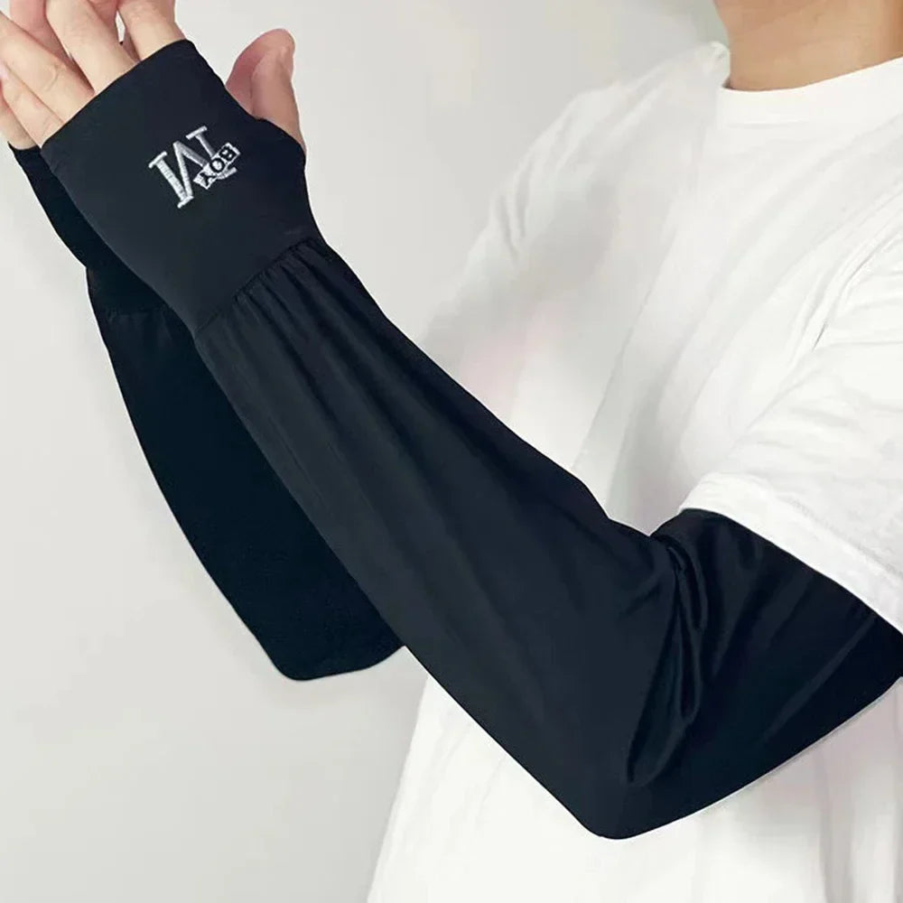 Men's UV Protection Ice Arm Sleeves | Cycling & Outdoor