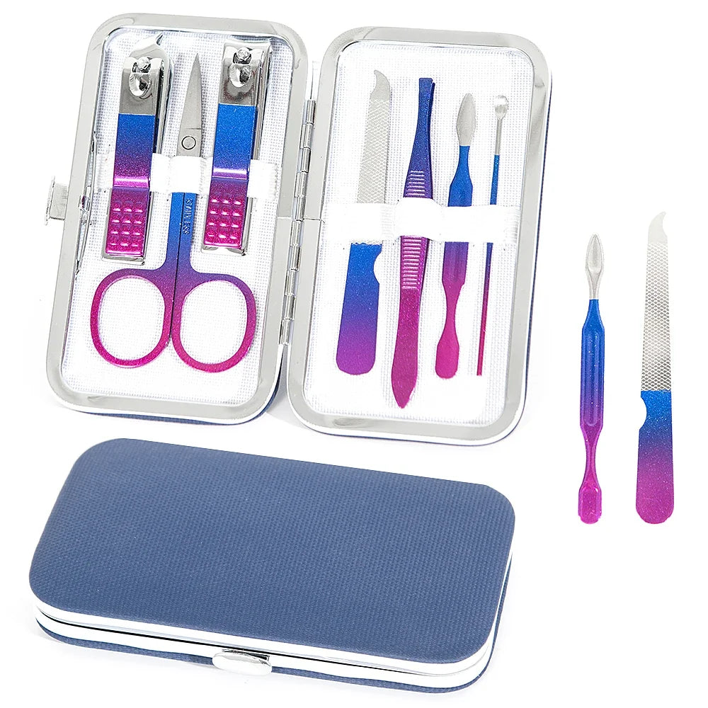 Nail Clipper Toenail Clippers Stainless Steel Fingernail PU Leather