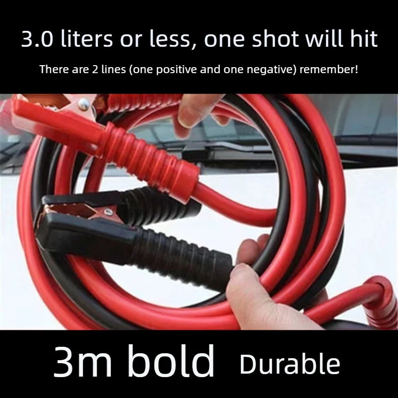 2000A Heavy Duty Jumper Cables 4M – Car Battery Booster
