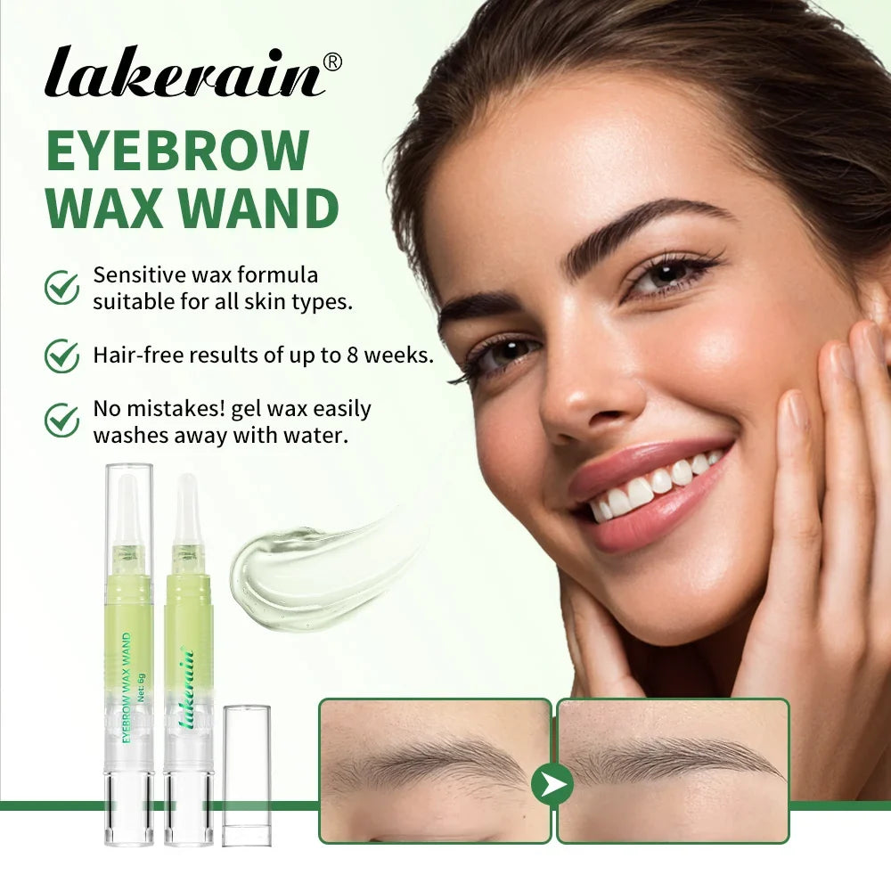 Lakerain Eyebrow Wax Wand Set – DIY Salon Hair Removal Kit