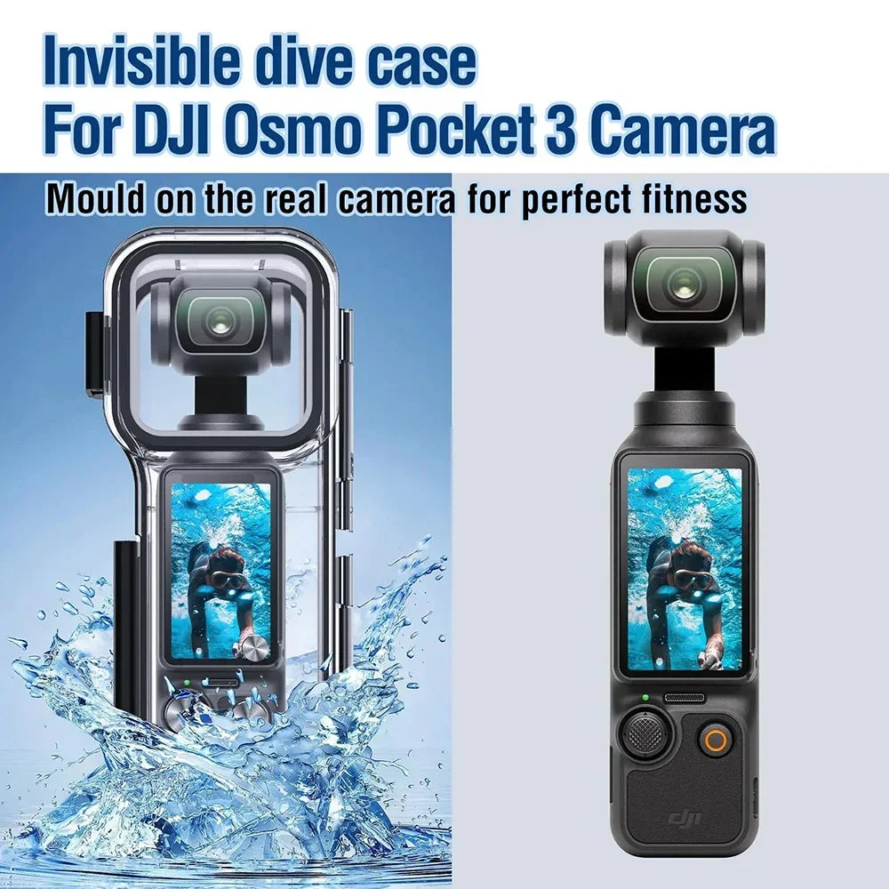 DJI Osmo Pocket 3/4 Waterproof Diving Case – 45M IP68