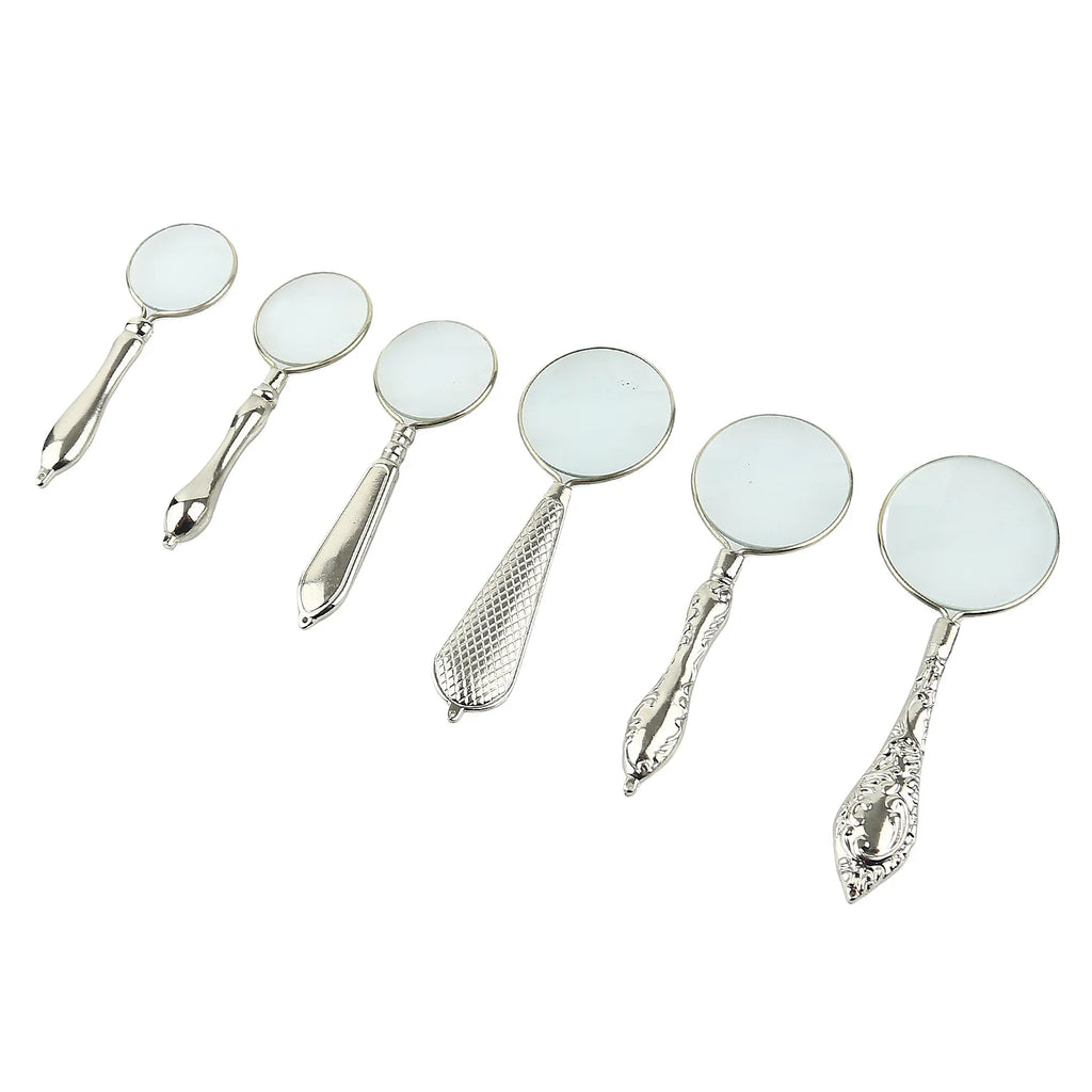 All Metal Magnifying Glass Set – 6-Piece Gift Box Collection