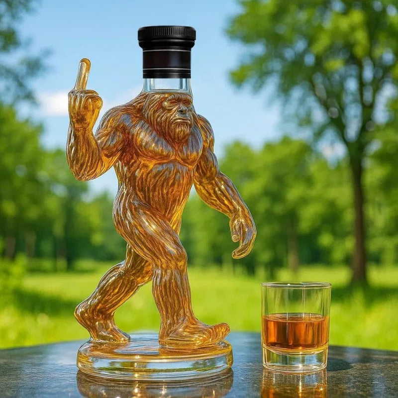 Funny French Bulldog Whiskey Bottle Whisky Flask