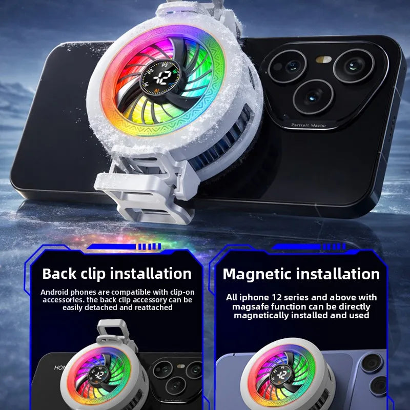 15w Cell Phone Cooler Radiator Fan Magnetic Game Gaming Electric