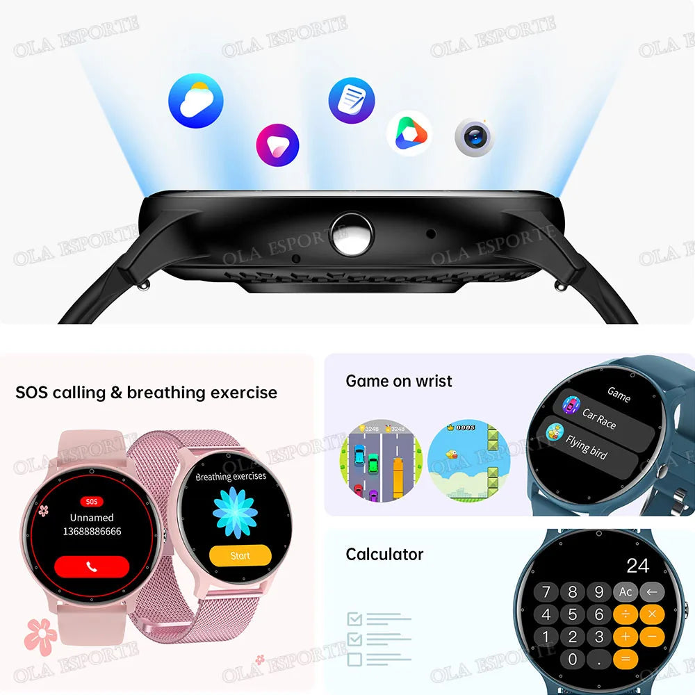 Ola Esporte Smart Watch | Fitness Tracker for Men & Women