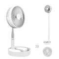 Foldable Telescopic Wireless Desk Fan – USB Rechargeable | ROFAELEC