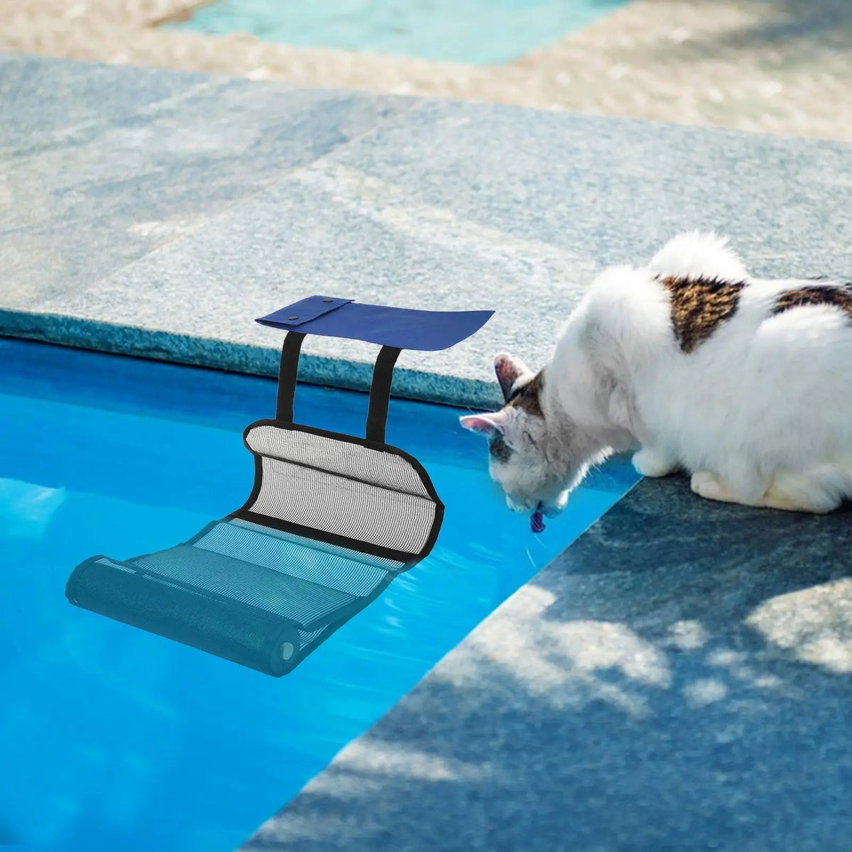 Animal Saving Escape Ramp Foldable Oxford Fabric Blue Critter Space