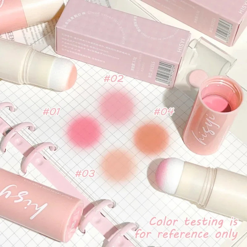 SADOER Cloud Velvet Blush Stick – Dual-Use Lips & Cheeks