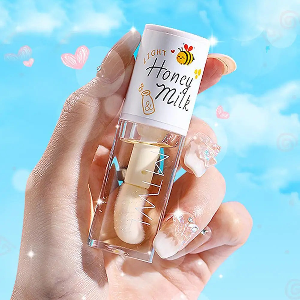 Kawaii Honey Peach Lip Oil – Vitamin E Tint & Plumper