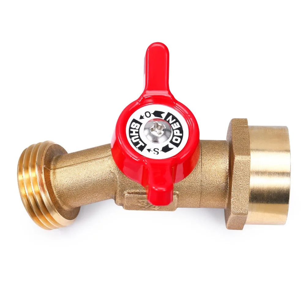 NPS 3/4 IBC Tank Faucet Adapter & Garden Hose Quick Connect